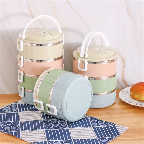 hot thermal insulated stainless steel bento box|stackable stainless steel lunch containers.